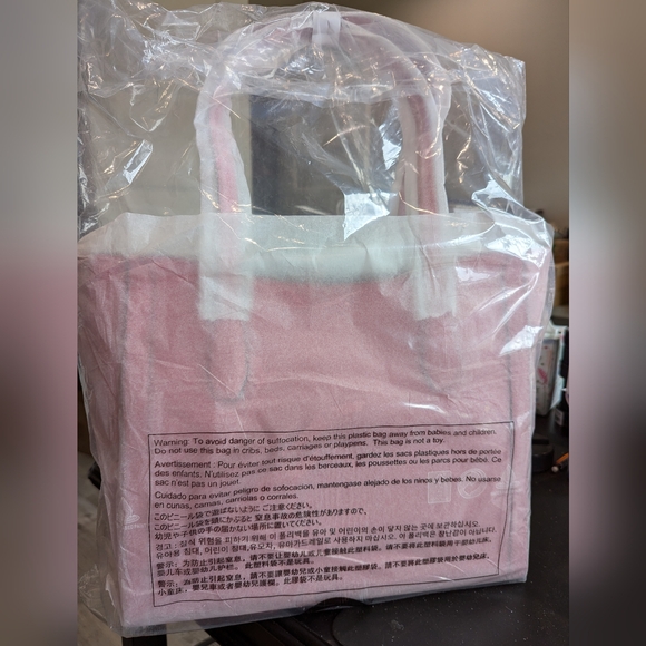 NWT MICHAEL KORS Leida Large Tote Bag Electric Pink - Picture 5 of 8